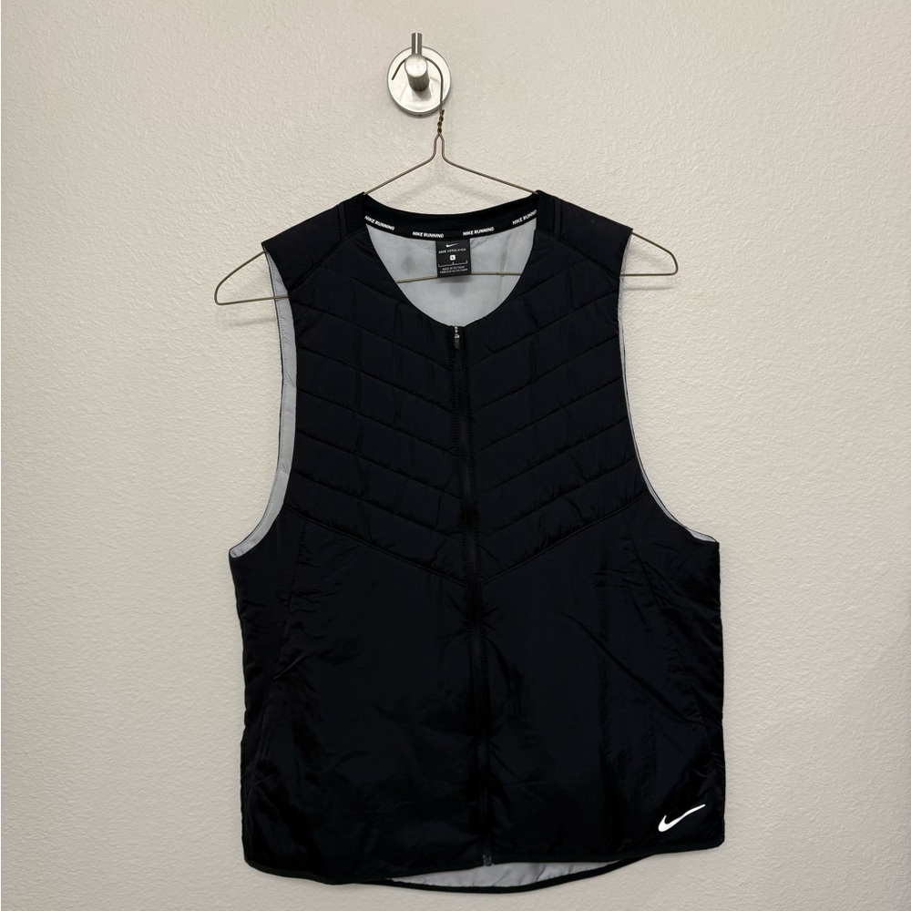 Nike Black Sleeveless Quilted Vest
